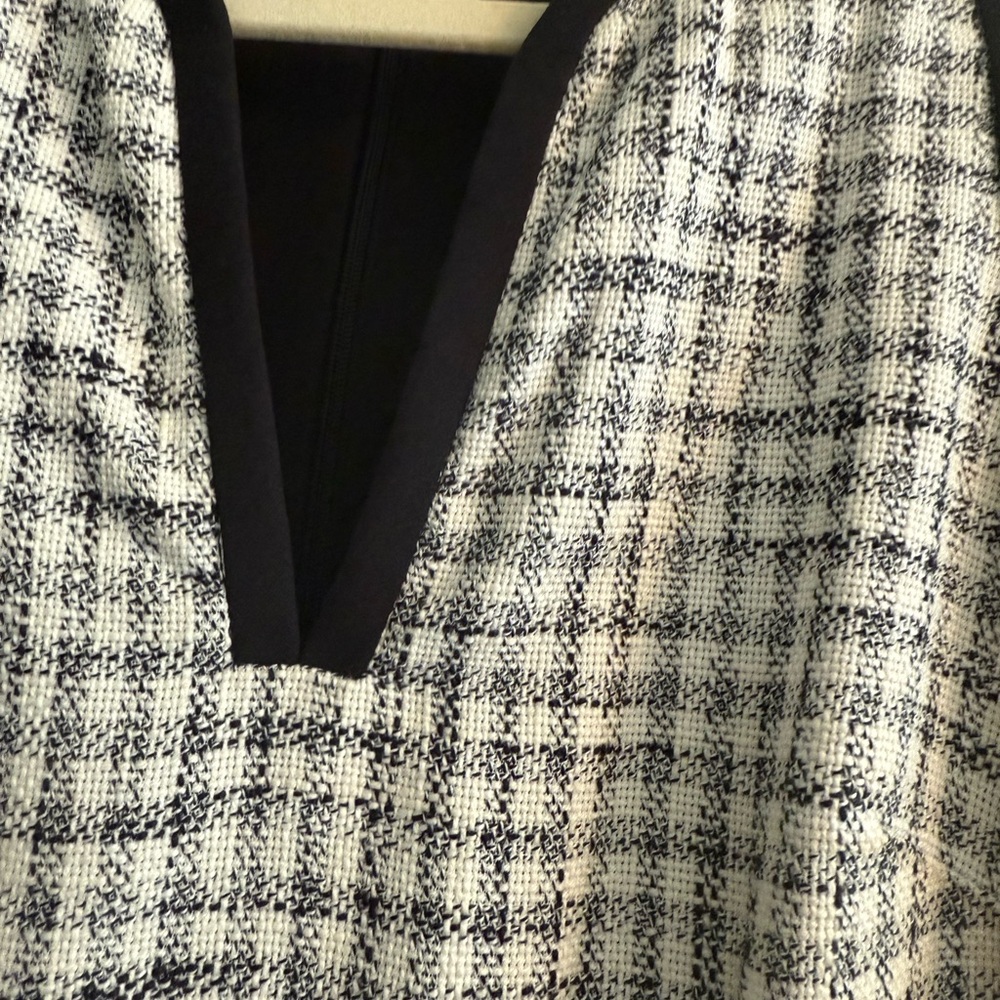 Etcetera Black and White Patterned Midi Dress - Picture 3 of 4